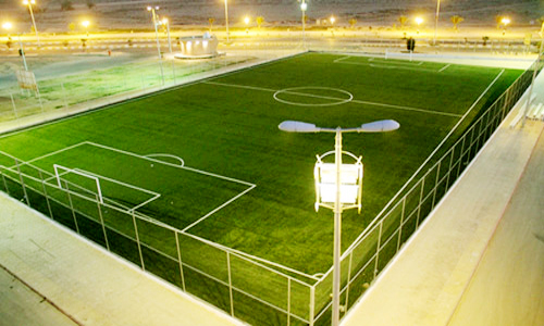  جانب من الملعب الخاص ببطولة بلدية البطين للشباب