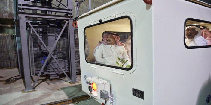  الأمير فيصل بن بندر يطلق آلتي «جزلة وسنعة» لحفر أنفاق قطار الرياض