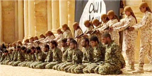  فتيان داعش يعدم 25 جندي