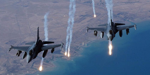 مقتل 18 من داعش في غارات جوية للطيران الحربي 