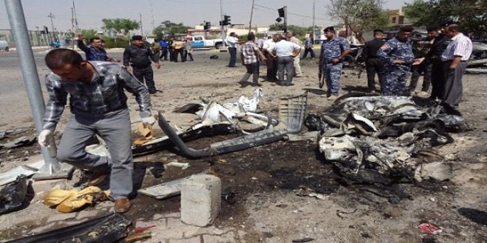  آثار انفجار عبوة ناسفة