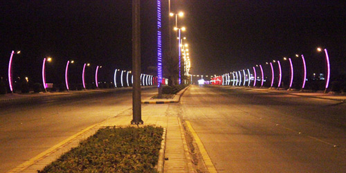  أحد المداخل التي زينت