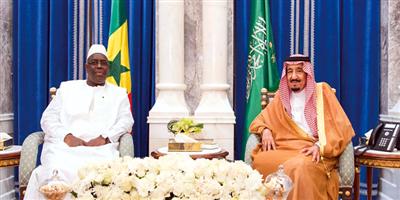 خادم الحرمين بحث مع الرئيس السنغالي المستجدات الإسلامية والدولية 