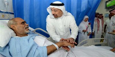 وزير الصحة ومدير صحة المنطقة الشرقية يعايدان المرضى 