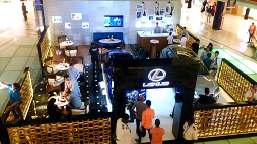 لكزس تصمم منصتها المستوحاة من معرض إنترسكت 