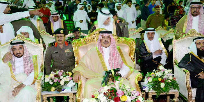  الأمير مشاري بن سعود يرعى الحفل ويدلي بتصريح