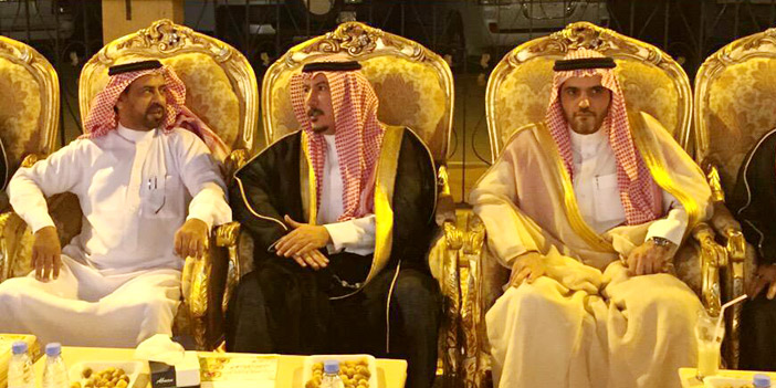  جانب من حفل معايدة أهالي ساجر