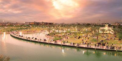 منتزه سلام يشهد إقبالاً كبيراً من سكان الرياض وزوارها خلال العيد 
