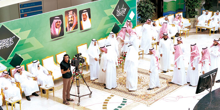 جامعة المجمعة تقيم حفل معايدة لمنسوبيها 