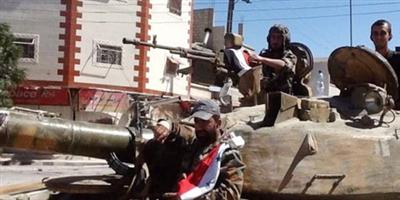 اشتباكات بين قوات النظام وداعش في محيط مطار كويرس العسكري 