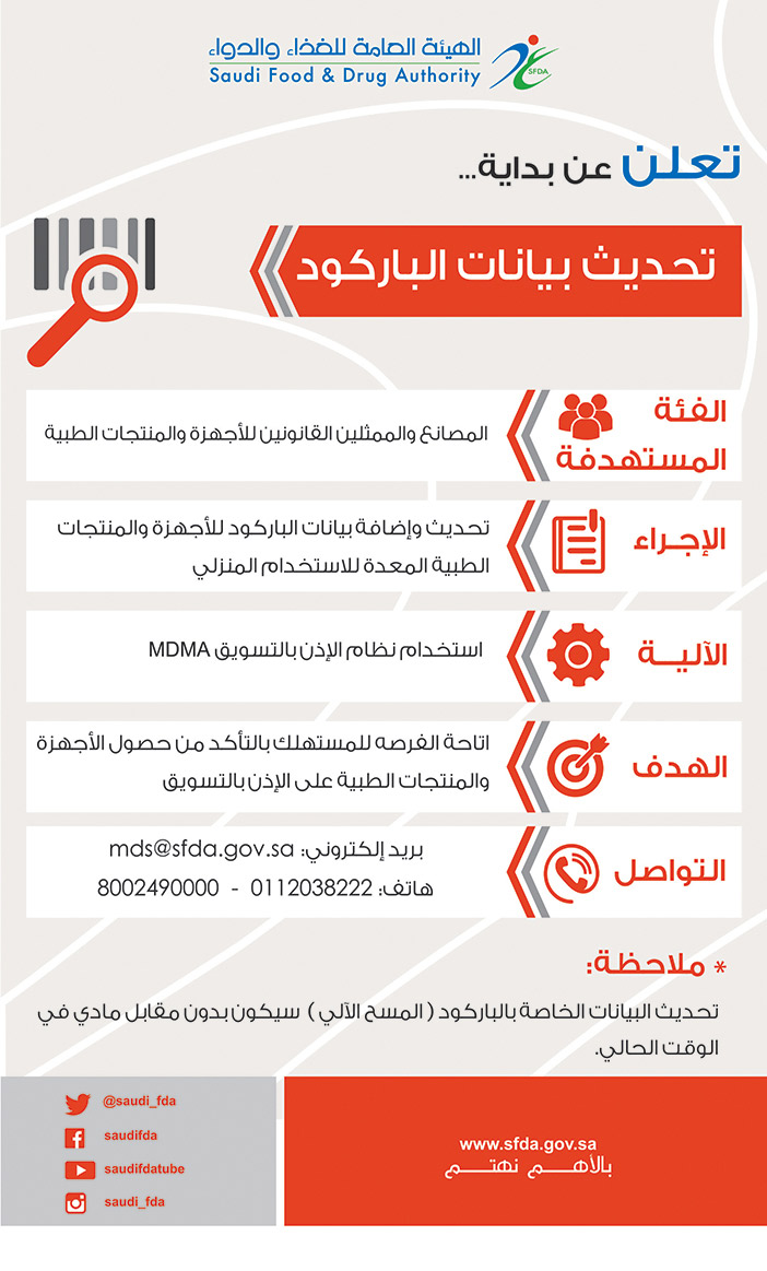 الهيئة العامة للغذاء والدواء 