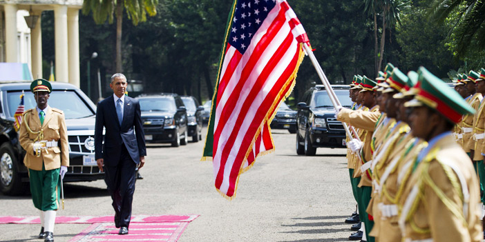  الرئيس الأمريكي أوباما في إثيوبيا