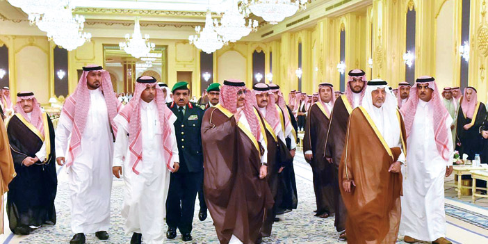 نائب خادم الحرمين يستقبل الأمراء وأصحاب الفضيلة والوزراء وكبار المسؤولين 