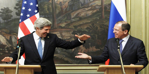  وزير الخارجية الأمريكي يلتقي وزير الخارجية الروسي