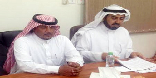  رئيس النادي الموكاء ومسؤول الشؤون الرياضية الشماسي