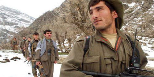  أكراد يواجهون الحرس الثوري الإيراني على الحدود
