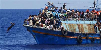 40 مهاجراً يقضون اختناقاً قبالة ليبيا 