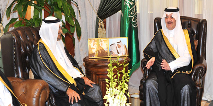  الأمير سعود بن نايف خلال اللقاء
