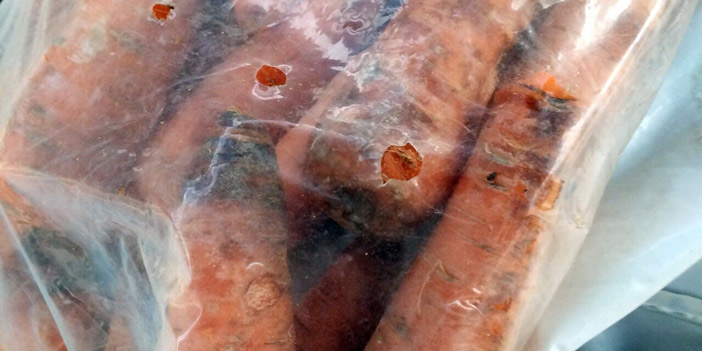  خضار فاسدة تم ضبطها