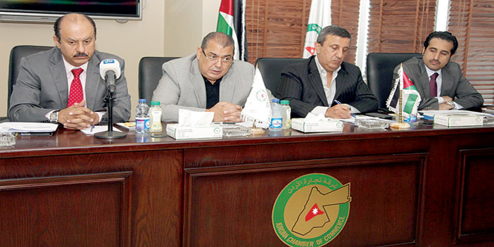  من المؤتمر الصحفي لإعلان انطلاق منتدى التواصل الخليجي الأردني