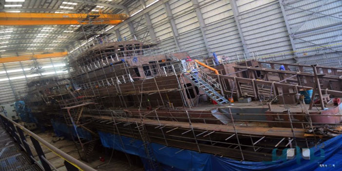 تدشين أول سفينة لخفر سواحل الكويت بصناعة سعودية 100 % 