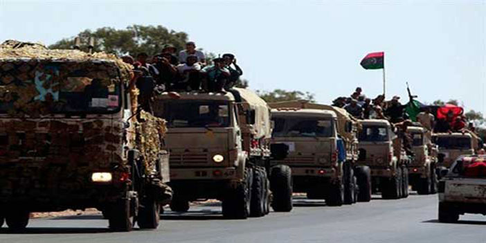 الجيش الليبي يدمر 5 أهدإف بحرية معادية ويسيطر على موقع إستراتيجي في بنغازي 
