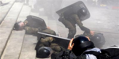 12جريحا في انفجار أمام البرلمان بكييف 
