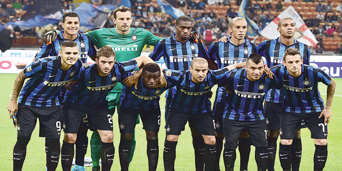  فريق إنتر ميلان في أول مباراته هذا الموسم