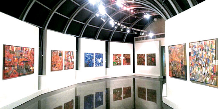  جانب من معرض فهد خليف في داما إرت