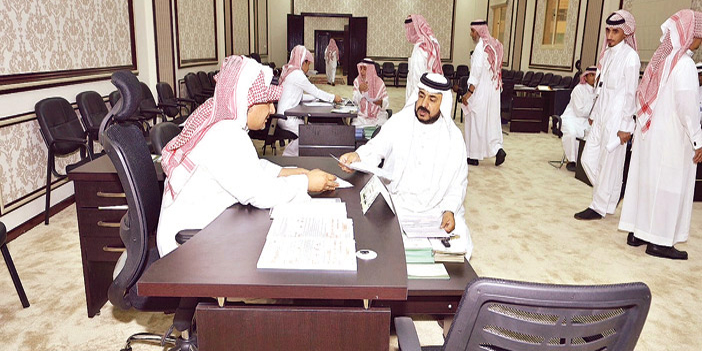  من أعمال الانتخابات البلدية في عسير