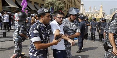 اعتصام نشطاء وسط بيروت بالتزامن مع انعقاد جلسة الحوار اللبناني  