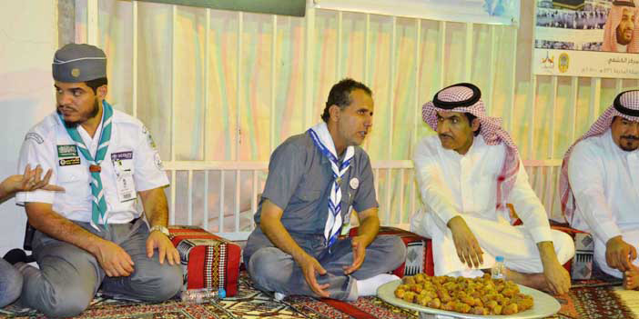  الفهيد خلال الزيارة