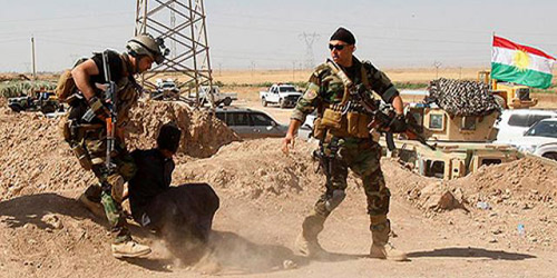  القوات البيشمركية تشتبك مع مسلحين من داعش
