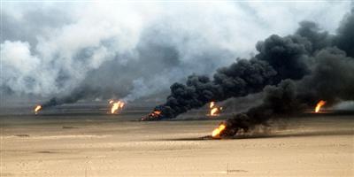 داعش يحرق 3 آبار نفطية شرقي تكريت  