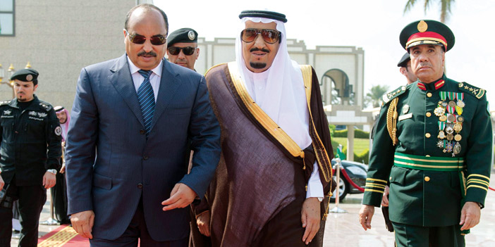 المليك يقيم حفل غداء على شرف الرئيس الموريتاني 