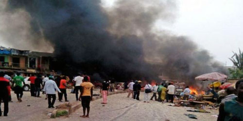مقتل 36 على الأقل في هجمات انتحارية بنيجيريا 