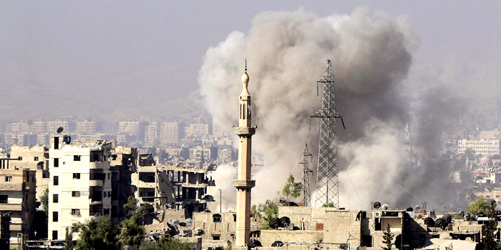  الطائرات الروسية وطائرات النظام يقصفون المدنيين في عدة مدن سورية