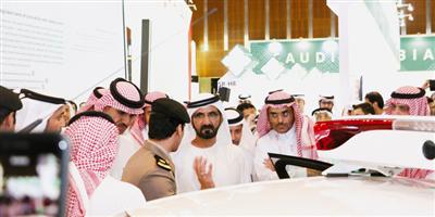 نائب رئيس دولة الإمارات يزور جناح وزارة الداخلية في «جيتكس 2015م» 