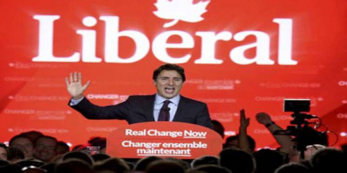 الليبراليون يحققون فوزاً كاسحاً في الانتخابات التشريعية بكندا 