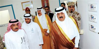 الأمير متعب بن عبدالله يتفقد مركز الطوارئ بمدينة الملك عبدالعزيز الطبية 