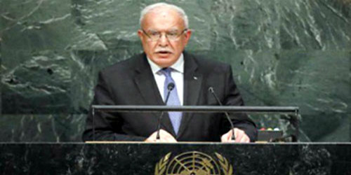  رياض المالكي وزير الخارجية الفلسطيني