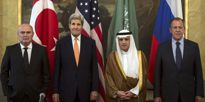  وزراء الخارجية «السعودي والأمريكي والروسي والتركي»
