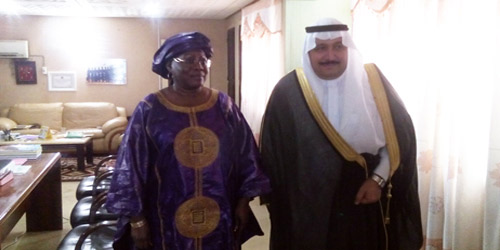  السفير العلي مع وزيرة السياحة في النيجر