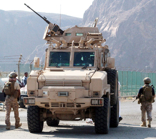  مدرعة تابعة لقوات التحالف العربي في اليمن