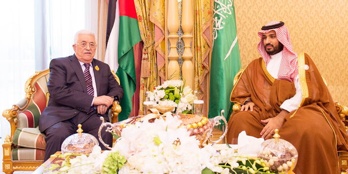 ولي ولي العهد يلتقي أمير دولة قطر ورئيس دولة فلسطين ونائب رئيسة الأرجنتين 