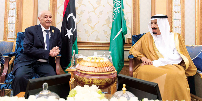 المليك يلتقي رئيس مجلس النواب الليبي 