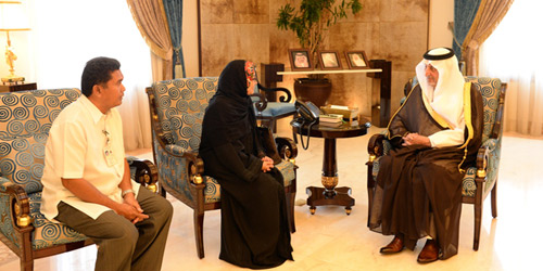  الفيصل يستقبل القنصل الفلبيني