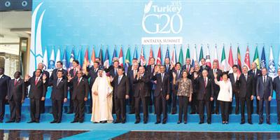 خادم الحرمين رأس وفد المملكة لقمة مجموعة العشرين 