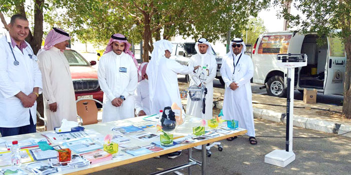  جانب من القافلة الصحية