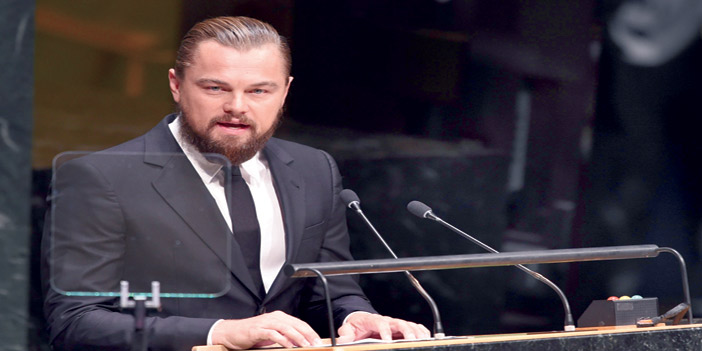 ليوناردو ديكابريو في افتتاح قمّة المناخِ 